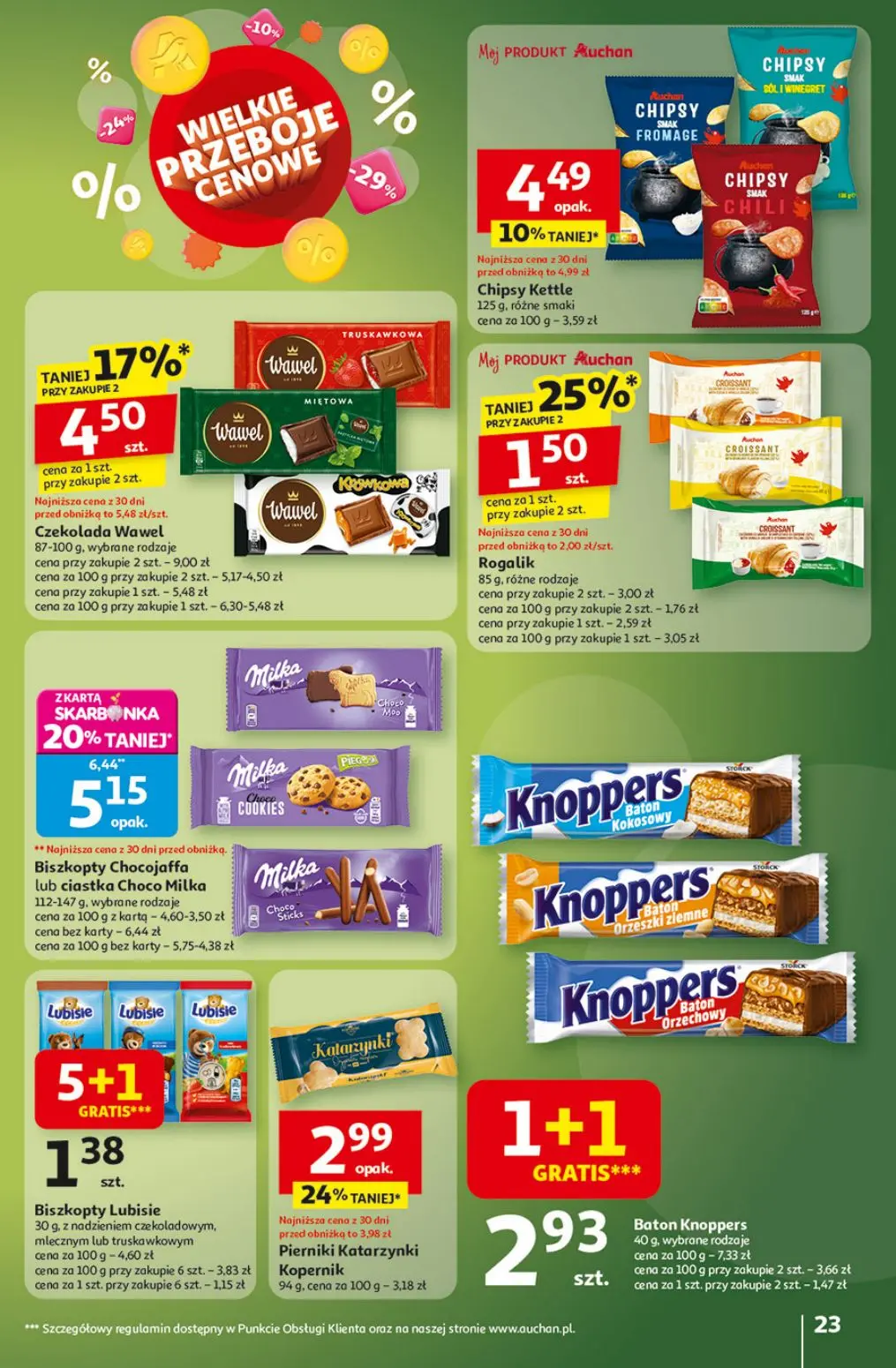 gazetka promocyjna Auchan Wielkie przeboje cenowe - Strona 23