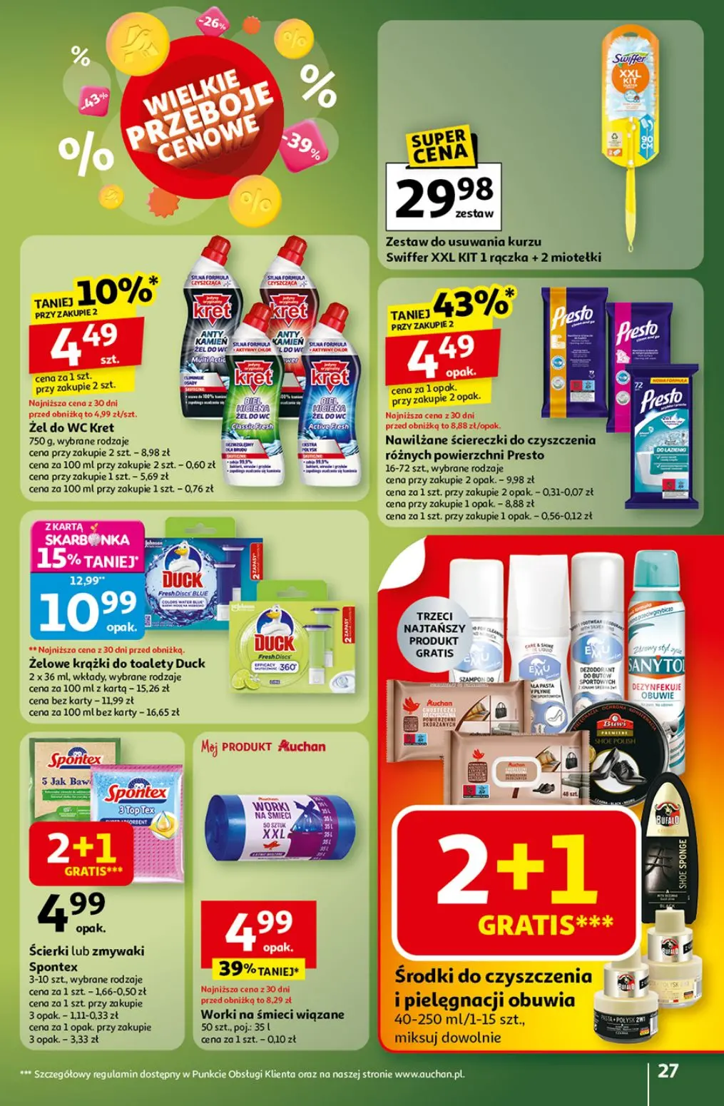 gazetka promocyjna Auchan Wielkie przeboje cenowe - Strona 27