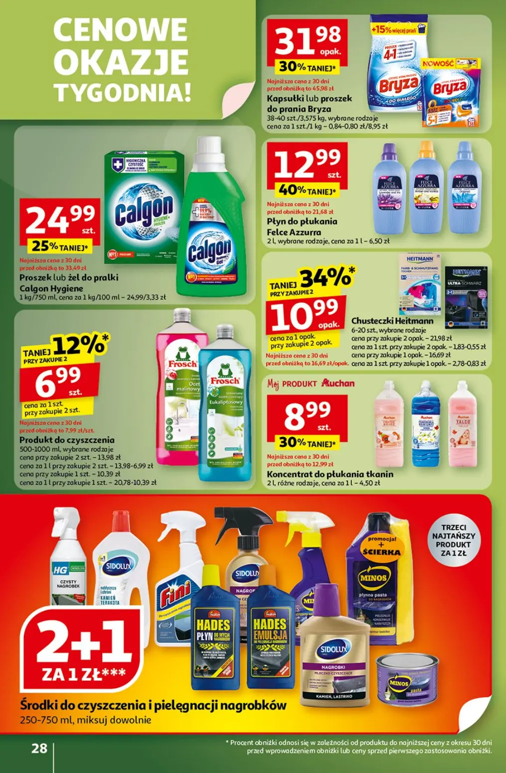 gazetka promocyjna Auchan Wielkie przeboje cenowe - Strona 28