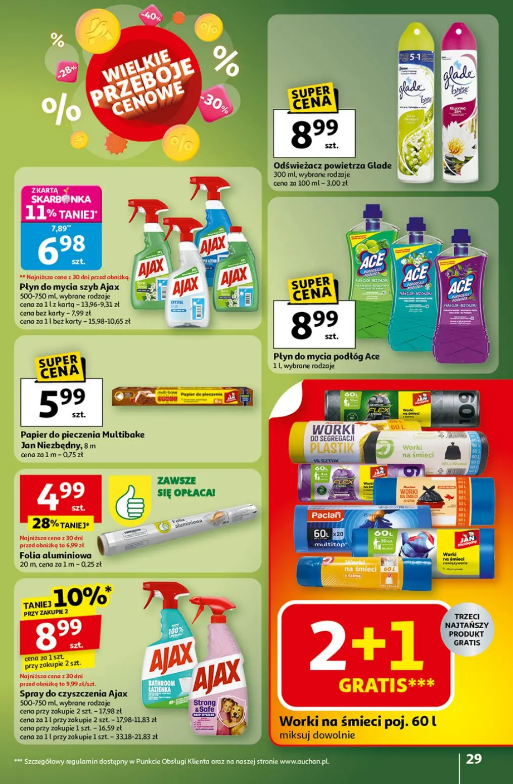 gazetka promocyjna Auchan Wielkie przeboje cenowe - Strona 29