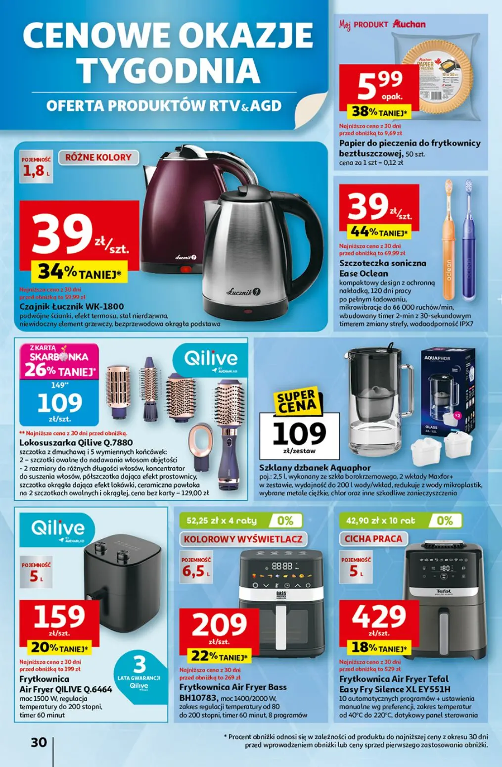 gazetka promocyjna Auchan Wielkie przeboje cenowe - Strona 30