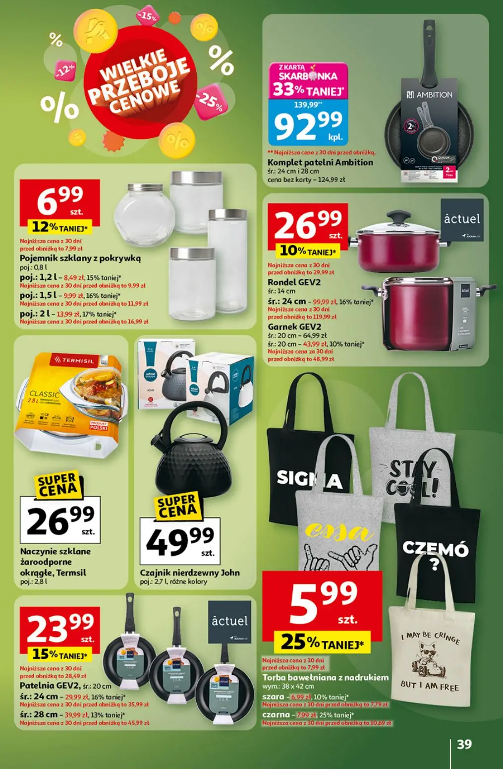 gazetka promocyjna Auchan Wielkie przeboje cenowe - Strona 39