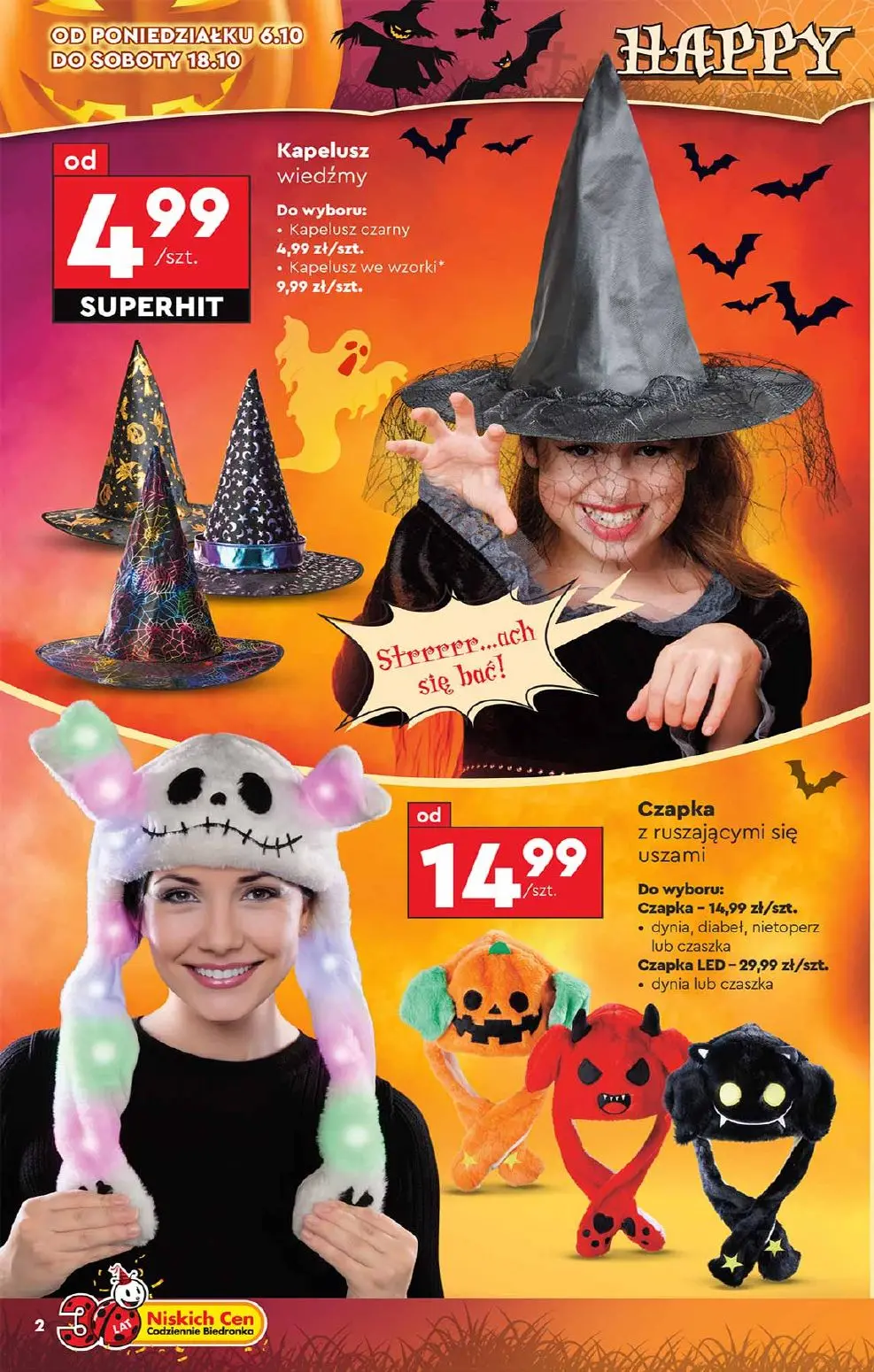 gazetka promocyjna Biedronka Hity i inspiracje Halloween - Strona 2