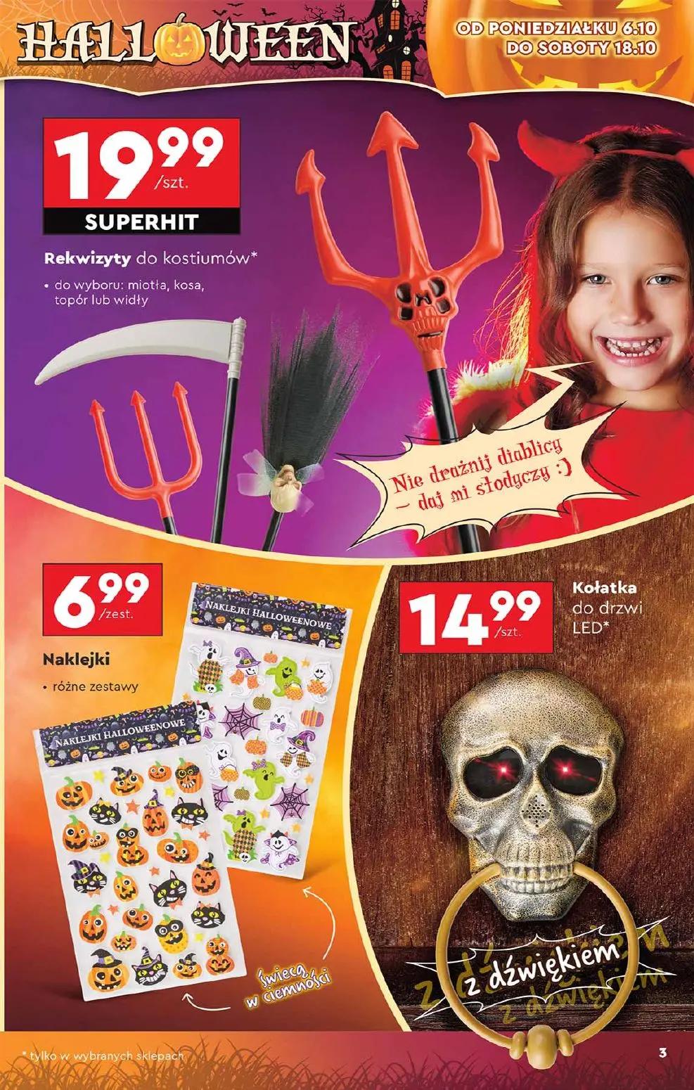 gazetka promocyjna Biedronka Hity i inspiracje Halloween - Strona 3
