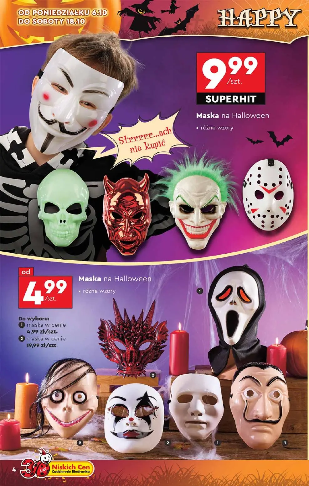 gazetka promocyjna Biedronka Hity i inspiracje Halloween - Strona 4