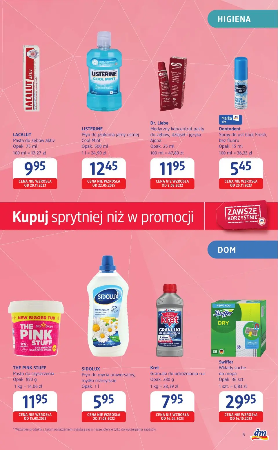 gazetka promocyjna Drogeria dm Kupuj sprytniej niż w promocji - Strona 5