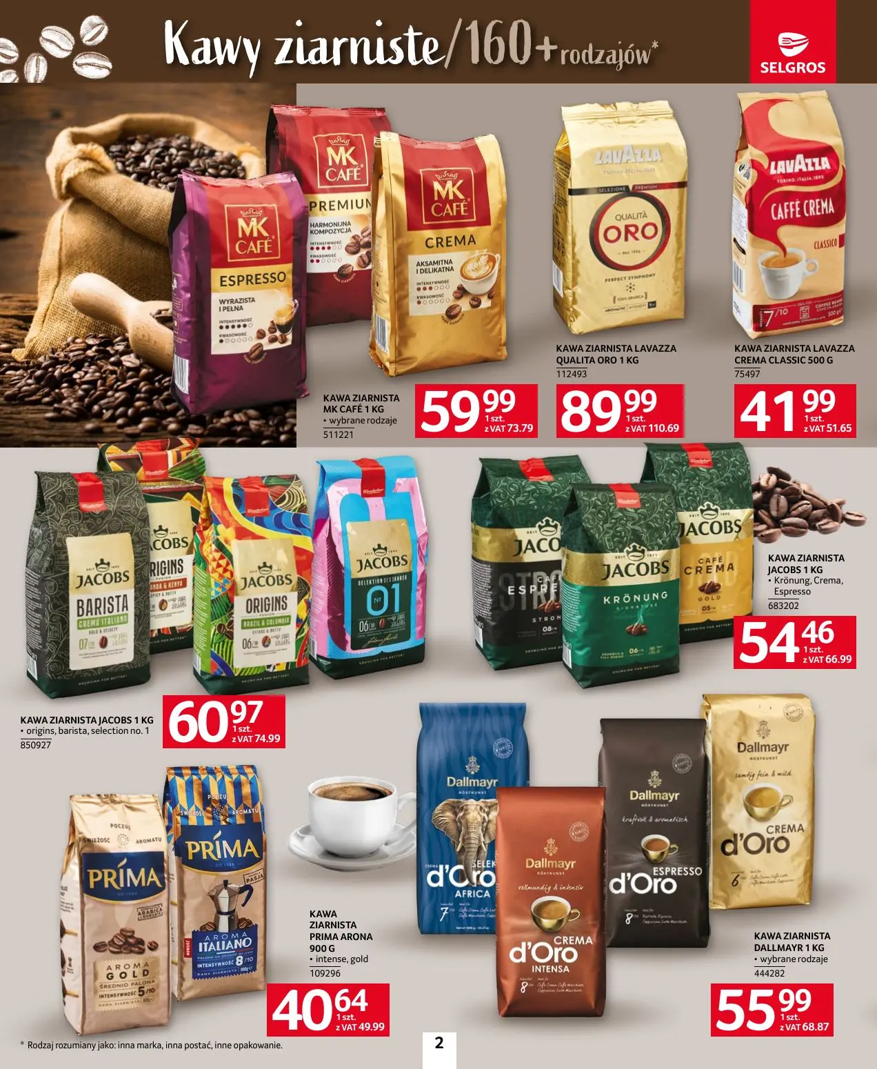 gazetka promocyjna SELGROS Katalog Kawa i Herbata
- Strona 2