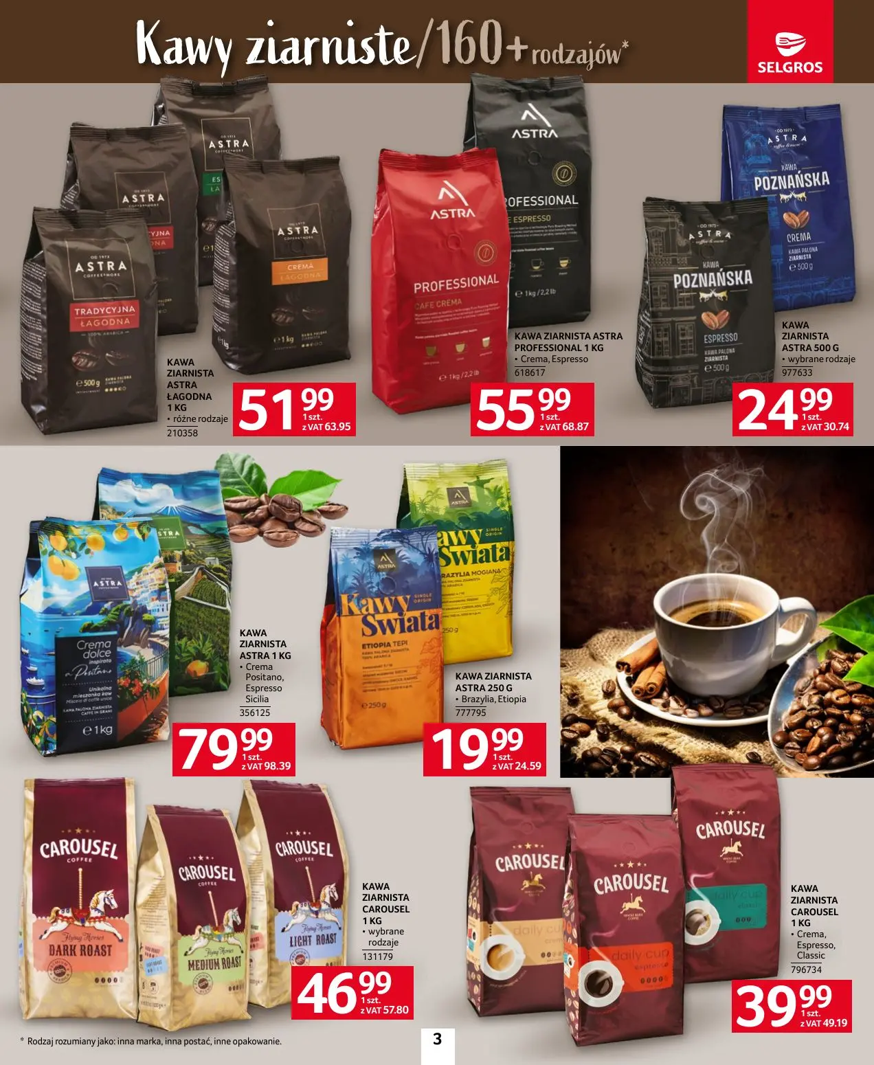 gazetka promocyjna SELGROS Katalog Kawa i Herbata
- Strona 3