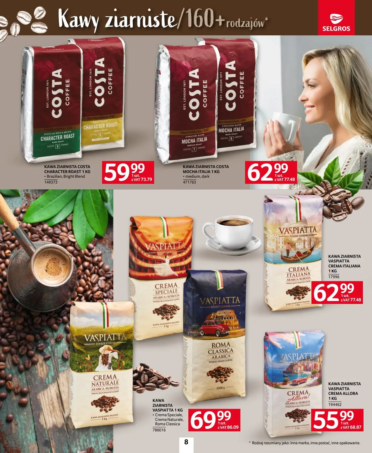 gazetka promocyjna SELGROS Katalog Kawa i Herbata
- Strona 8