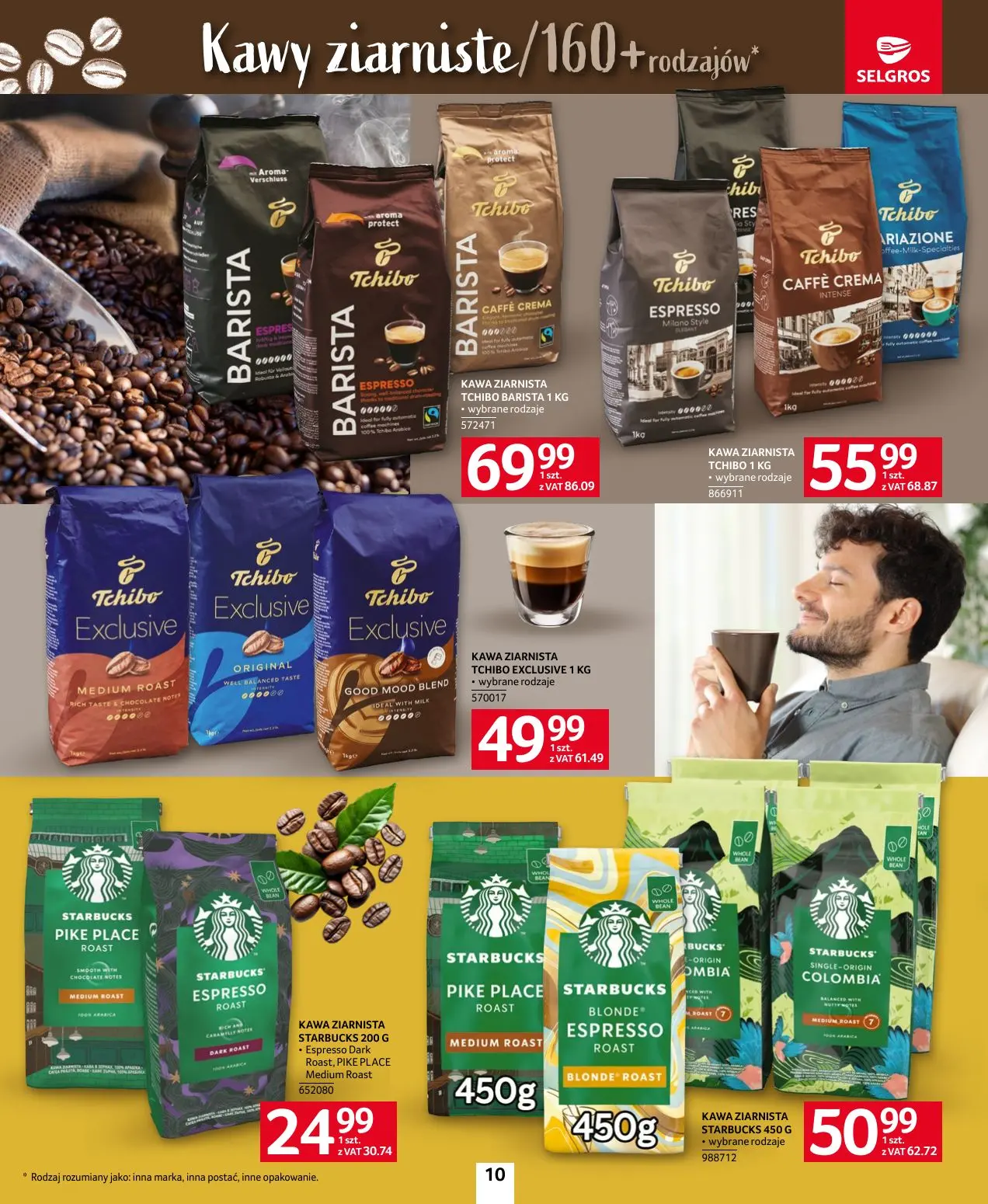 gazetka promocyjna SELGROS Katalog Kawa i Herbata
- Strona 10