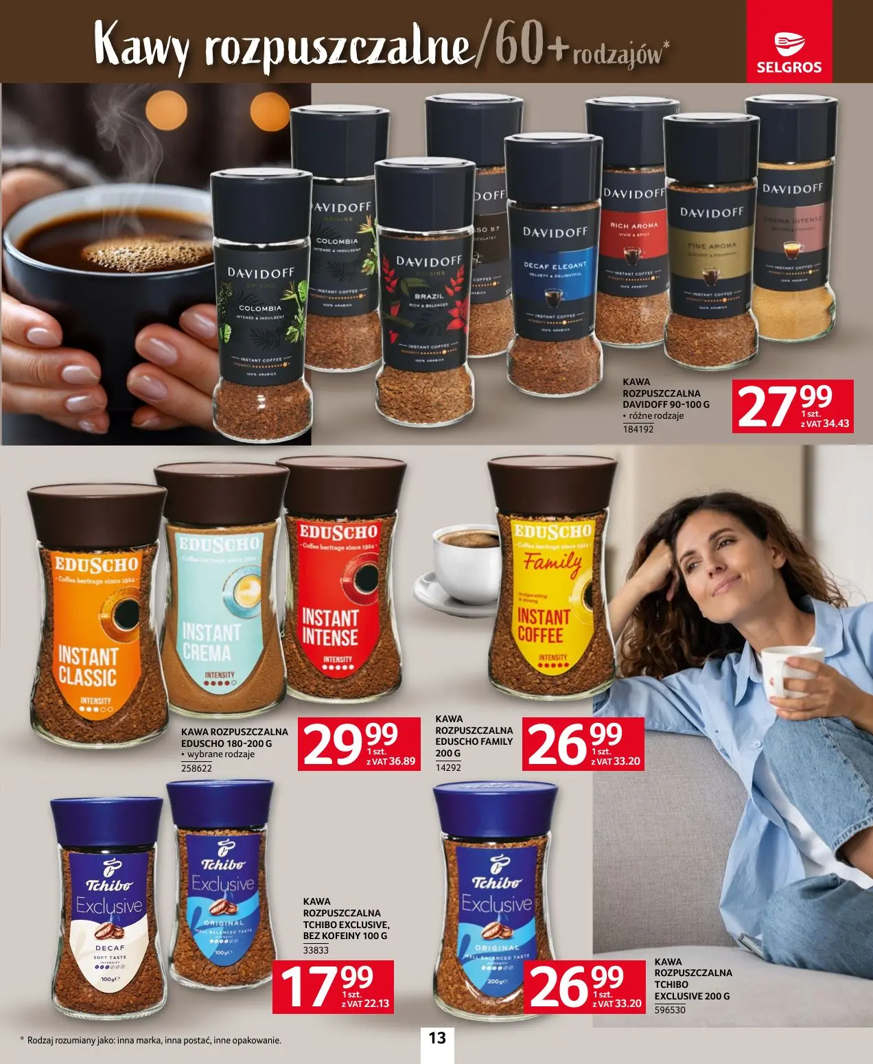 gazetka promocyjna SELGROS Katalog Kawa i Herbata
- Strona 13
