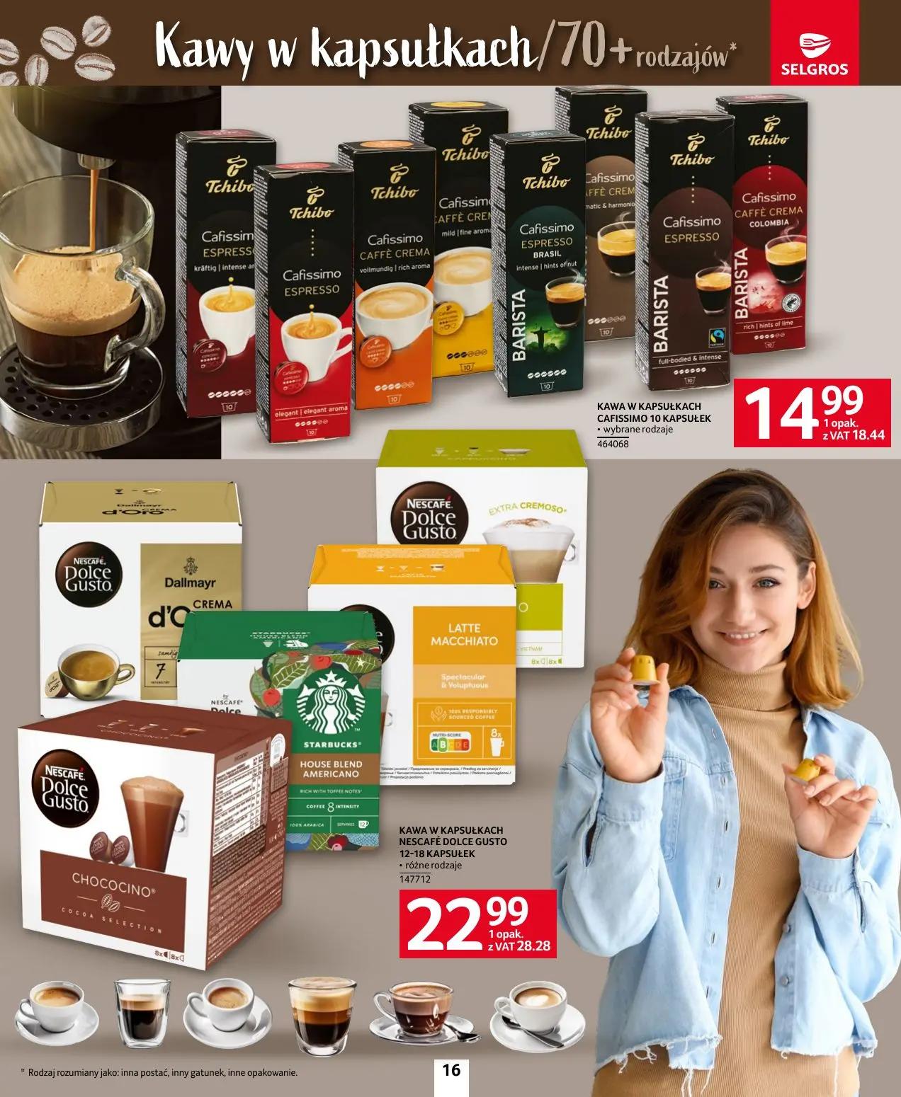 gazetka promocyjna SELGROS Katalog Kawa i Herbata
- Strona 16