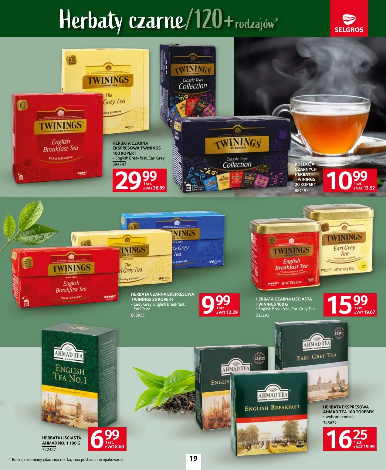 gazetka promocyjna SELGROS Katalog Kawa i Herbata
- Strona 19