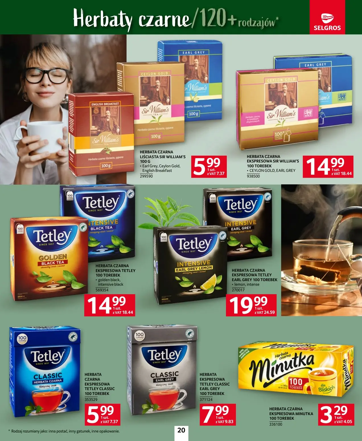 gazetka promocyjna SELGROS Katalog Kawa i Herbata
- Strona 20