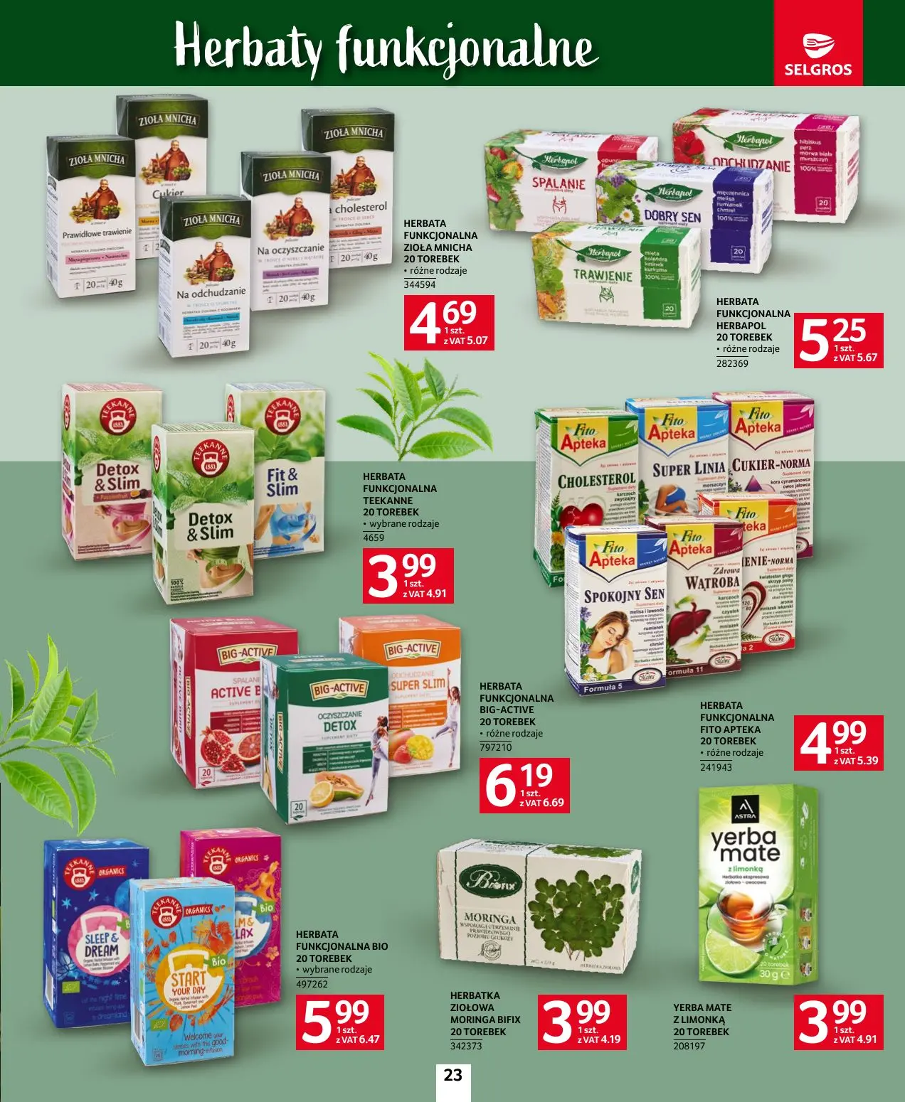 gazetka promocyjna SELGROS Katalog Kawa i Herbata
- Strona 23