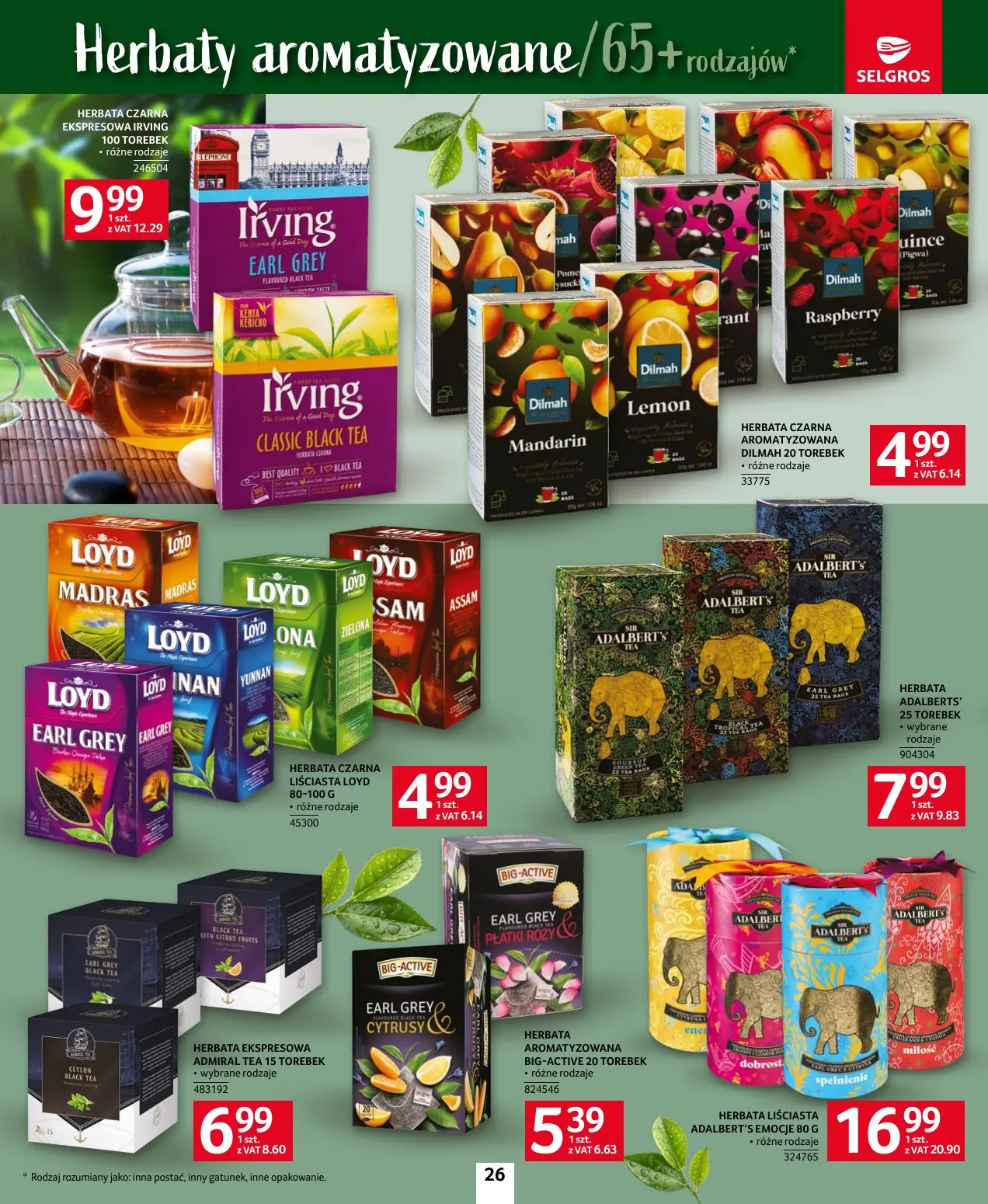 gazetka promocyjna SELGROS Katalog Kawa i Herbata
- Strona 26