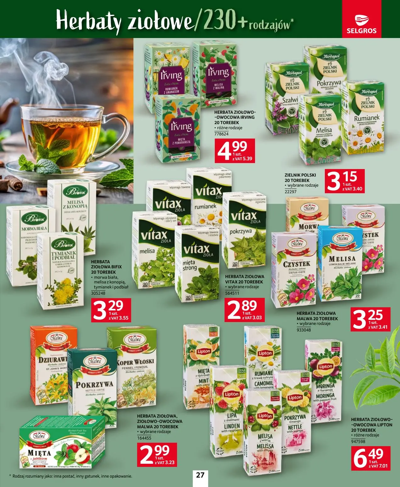 gazetka promocyjna SELGROS Katalog Kawa i Herbata
- Strona 27