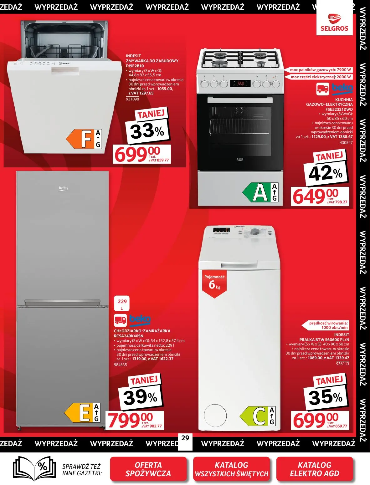 gazetka promocyjna SELGROS Oferta Przemysłowa - Strona 29