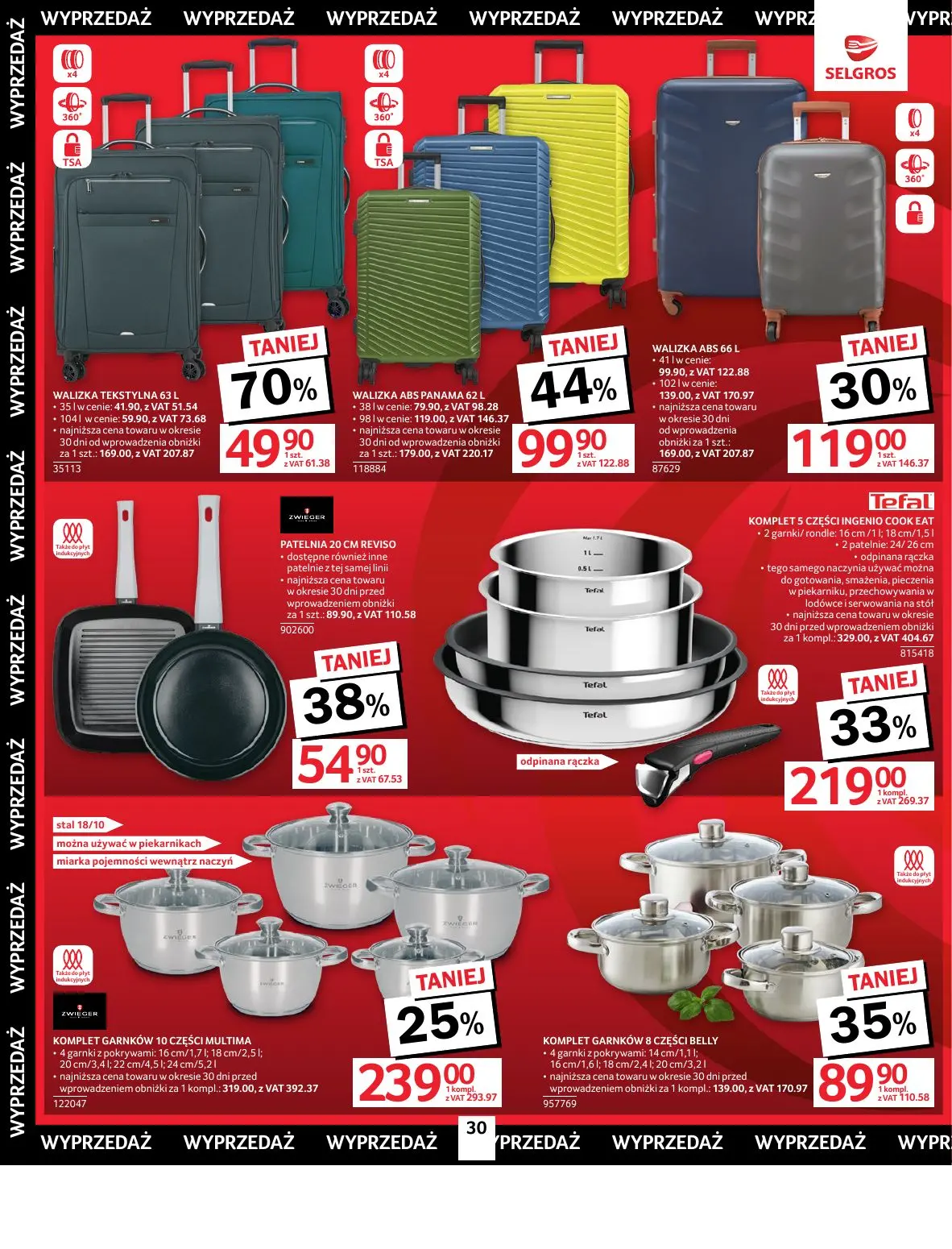 gazetka promocyjna SELGROS Oferta Przemysłowa - Strona 30