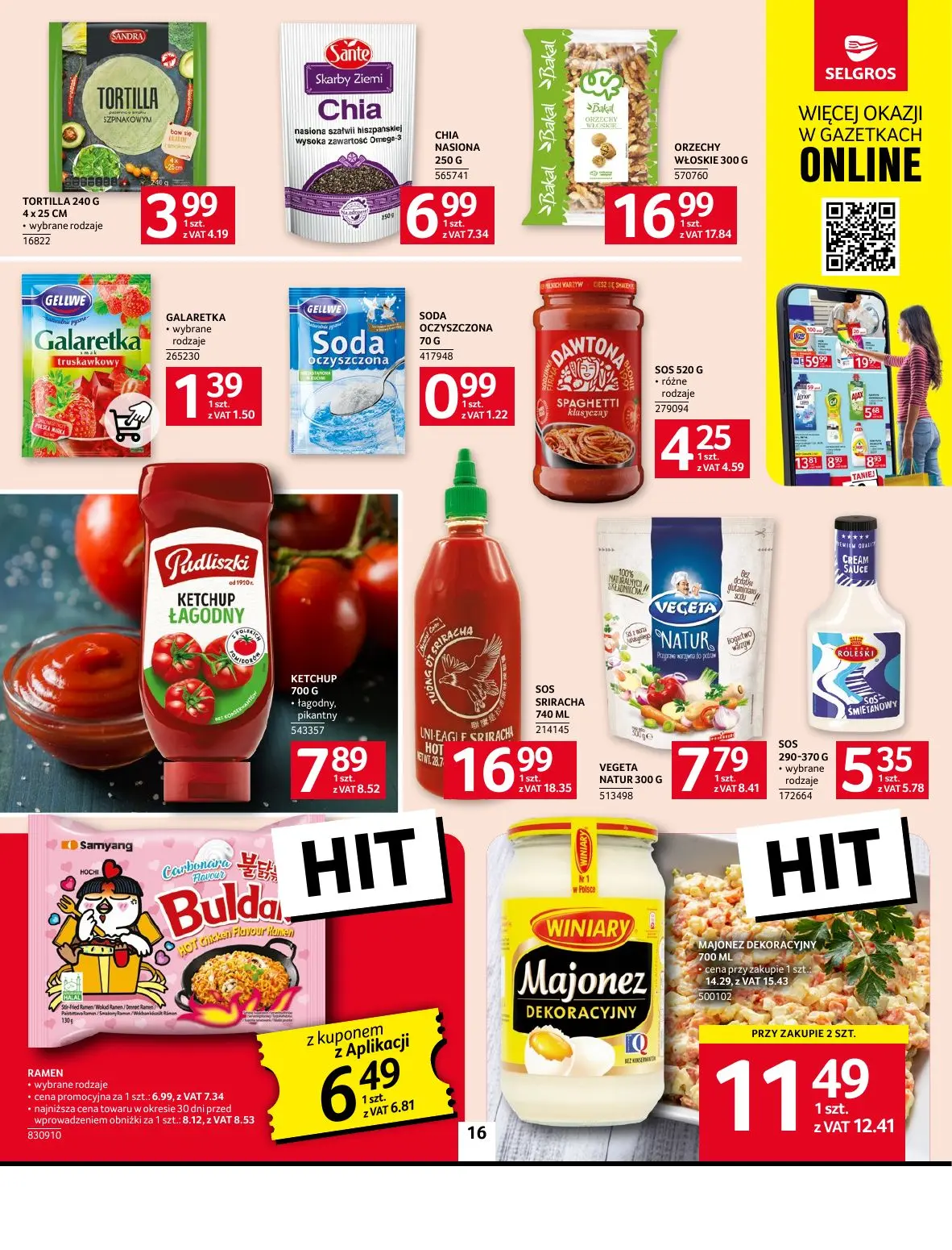 gazetka promocyjna SELGROS Oferta Spożywcza - Strona 16