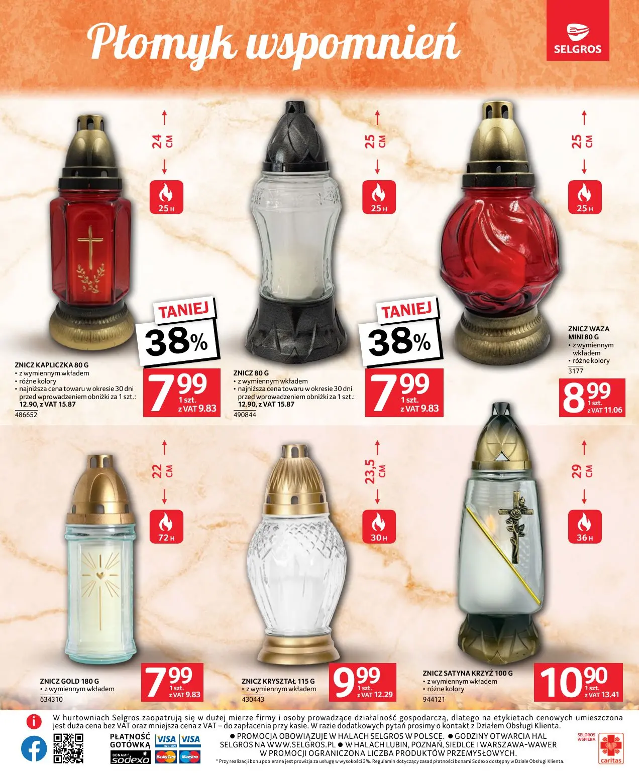 gazetka promocyjna SELGROS Katalog Wszystkich Świętych - Strona 7