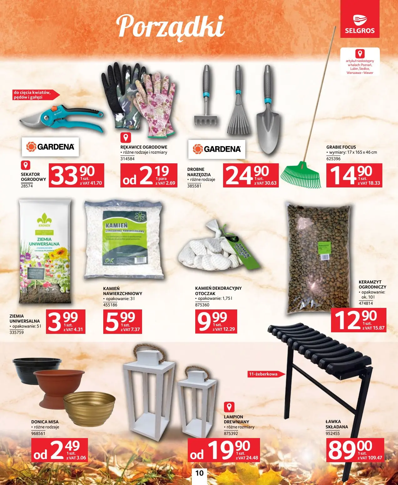 gazetka promocyjna SELGROS Katalog Wszystkich Świętych - Strona 10