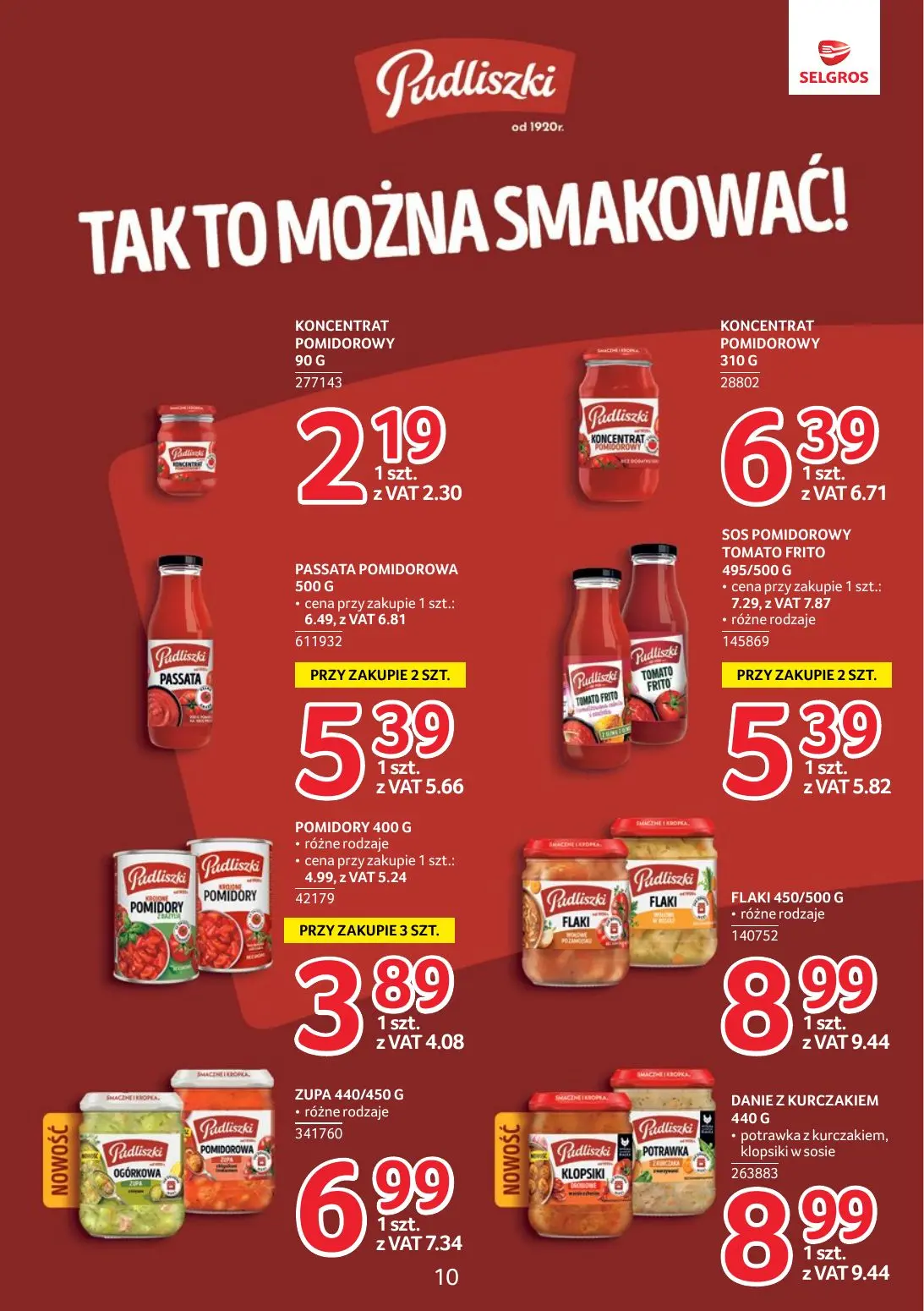 gazetka promocyjna SELGROS Markowe Produkty - Strona 10