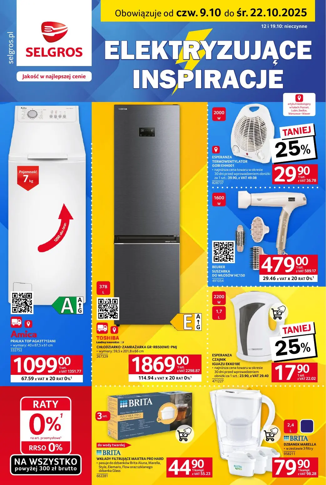 gazetka promocyjna SELGROS Katalog Elektro AGD - Strona 1