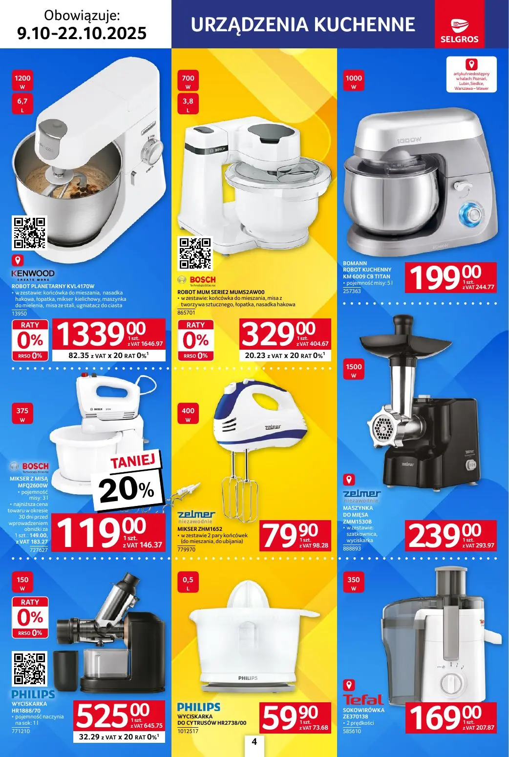 gazetka promocyjna SELGROS Katalog Elektro AGD - Strona 4