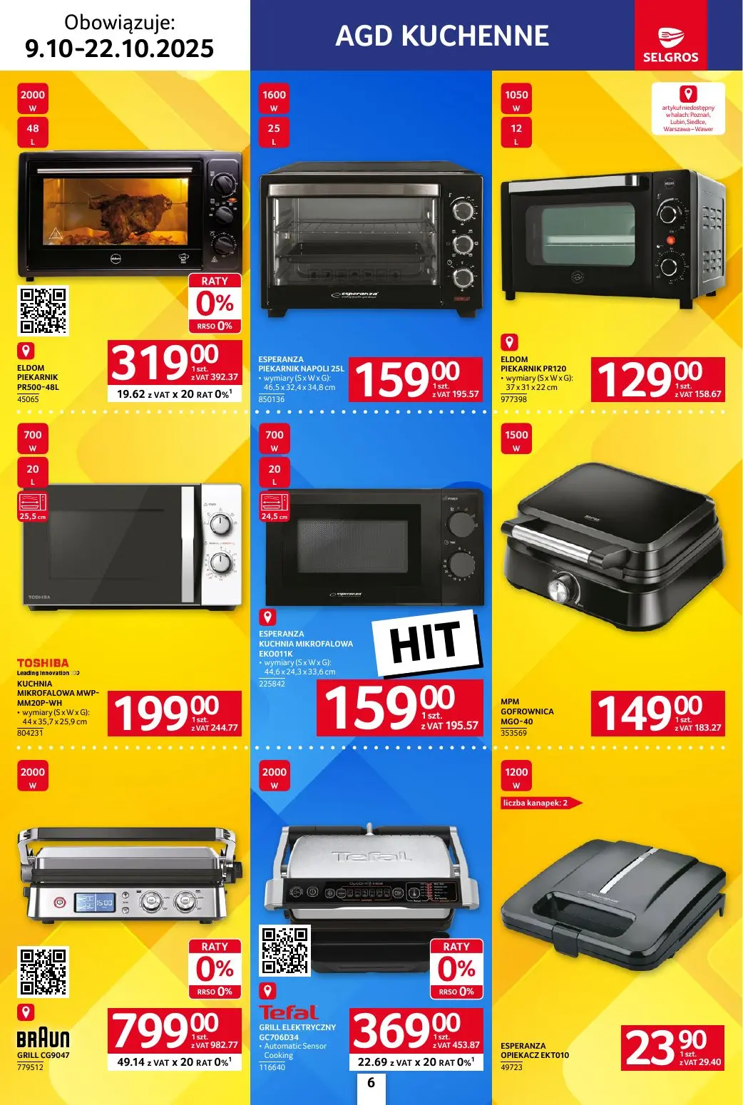 gazetka promocyjna SELGROS Katalog Elektro AGD - Strona 6