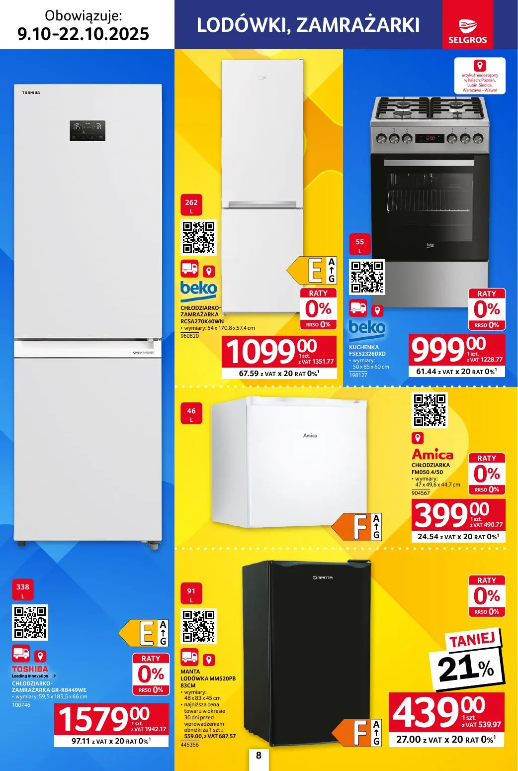 gazetka promocyjna SELGROS Katalog Elektro AGD - Strona 8
