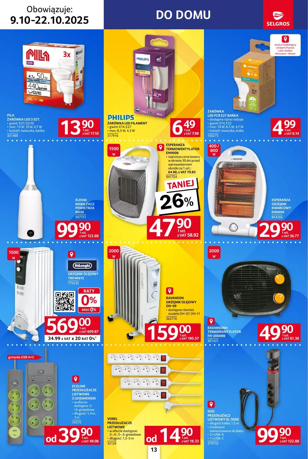 gazetka promocyjna SELGROS Katalog Elektro AGD - Strona 13