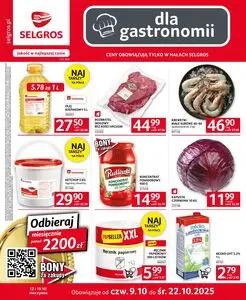 Gazetka promocyjna SELGROS, ważna od 2025-10-09 do 2025-10-22.