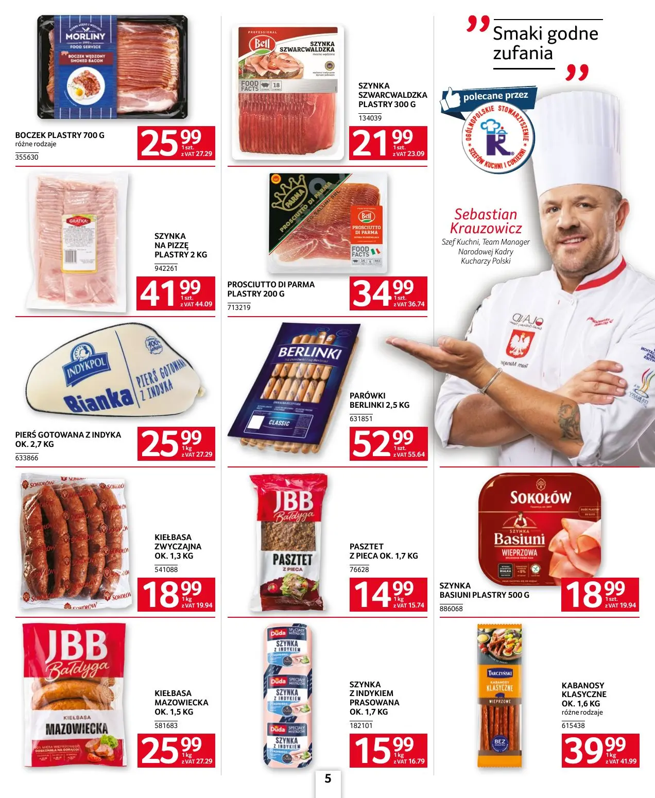 gazetka promocyjna SELGROS Oferta dla gastronomii - Strona 5