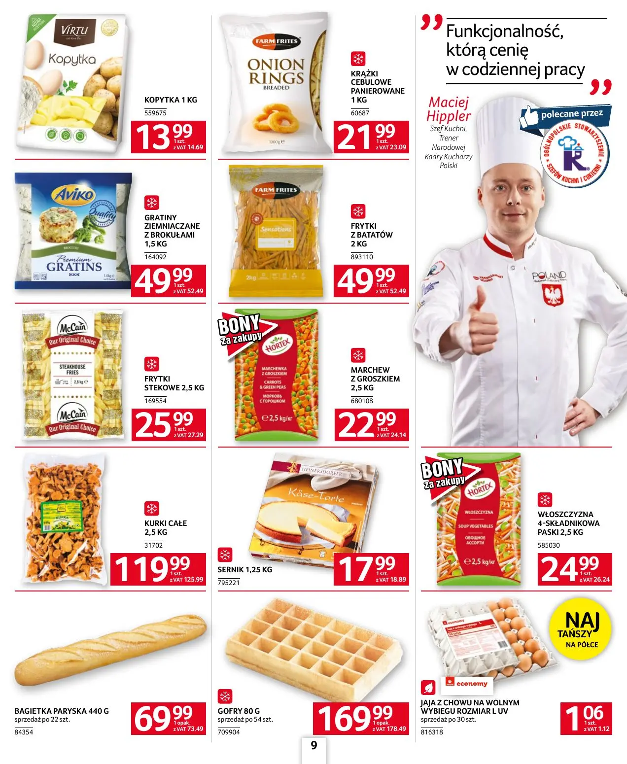gazetka promocyjna SELGROS Oferta dla gastronomii - Strona 9