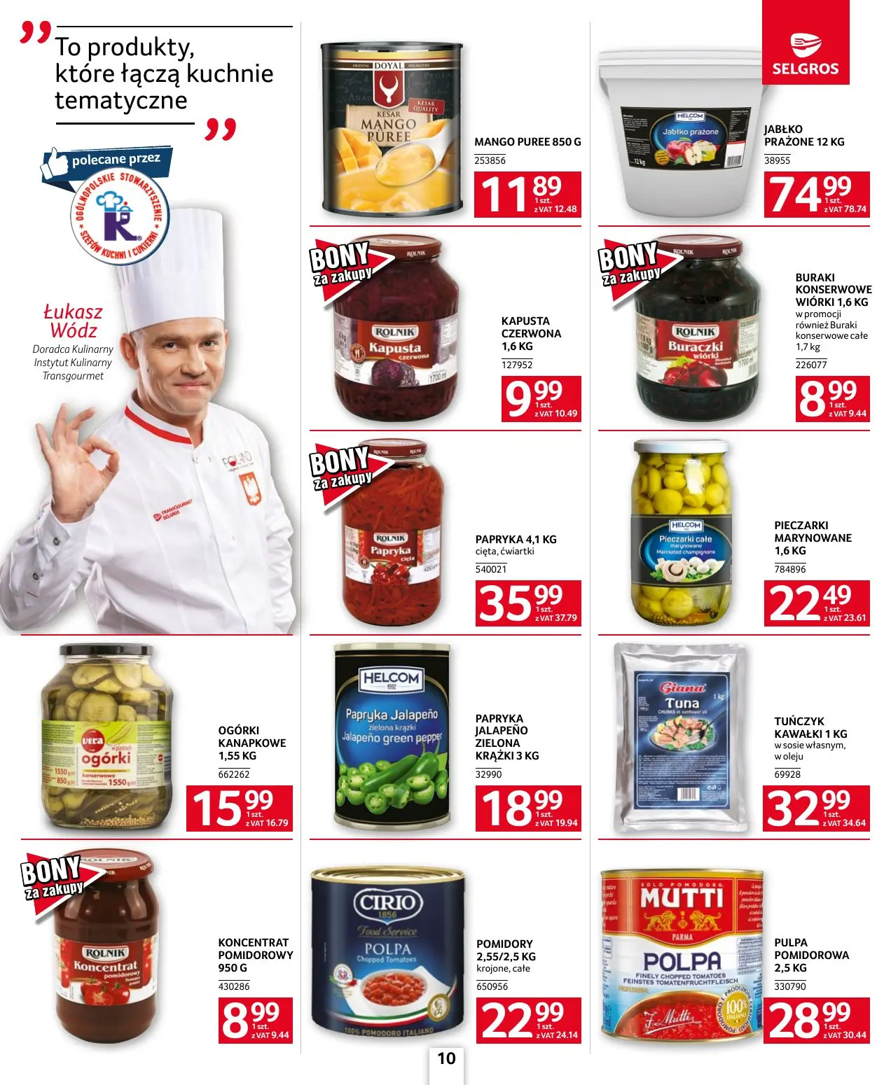 gazetka promocyjna SELGROS Oferta dla gastronomii - Strona 10