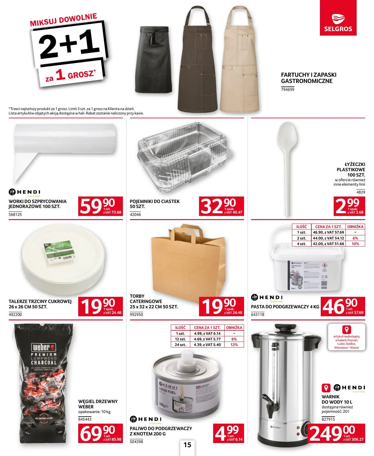 gazetka promocyjna SELGROS Oferta dla gastronomii - Strona 15