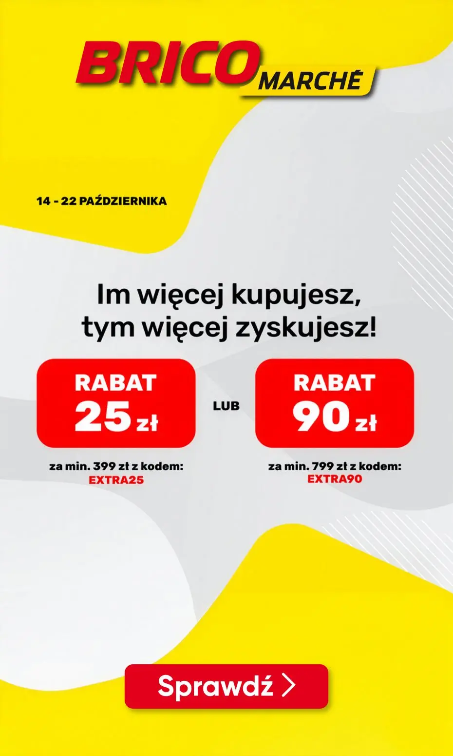 gazetka promocyjna BRICOMARCHE Im więcej kupujesz, więcej zyskujesz! - Strona 1