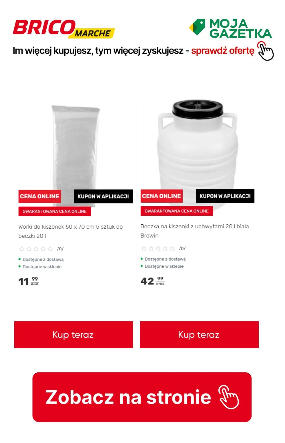 gazetka promocyjna BRICOMARCHE Im więcej kupujesz, więcej zyskujesz! - Strona 10