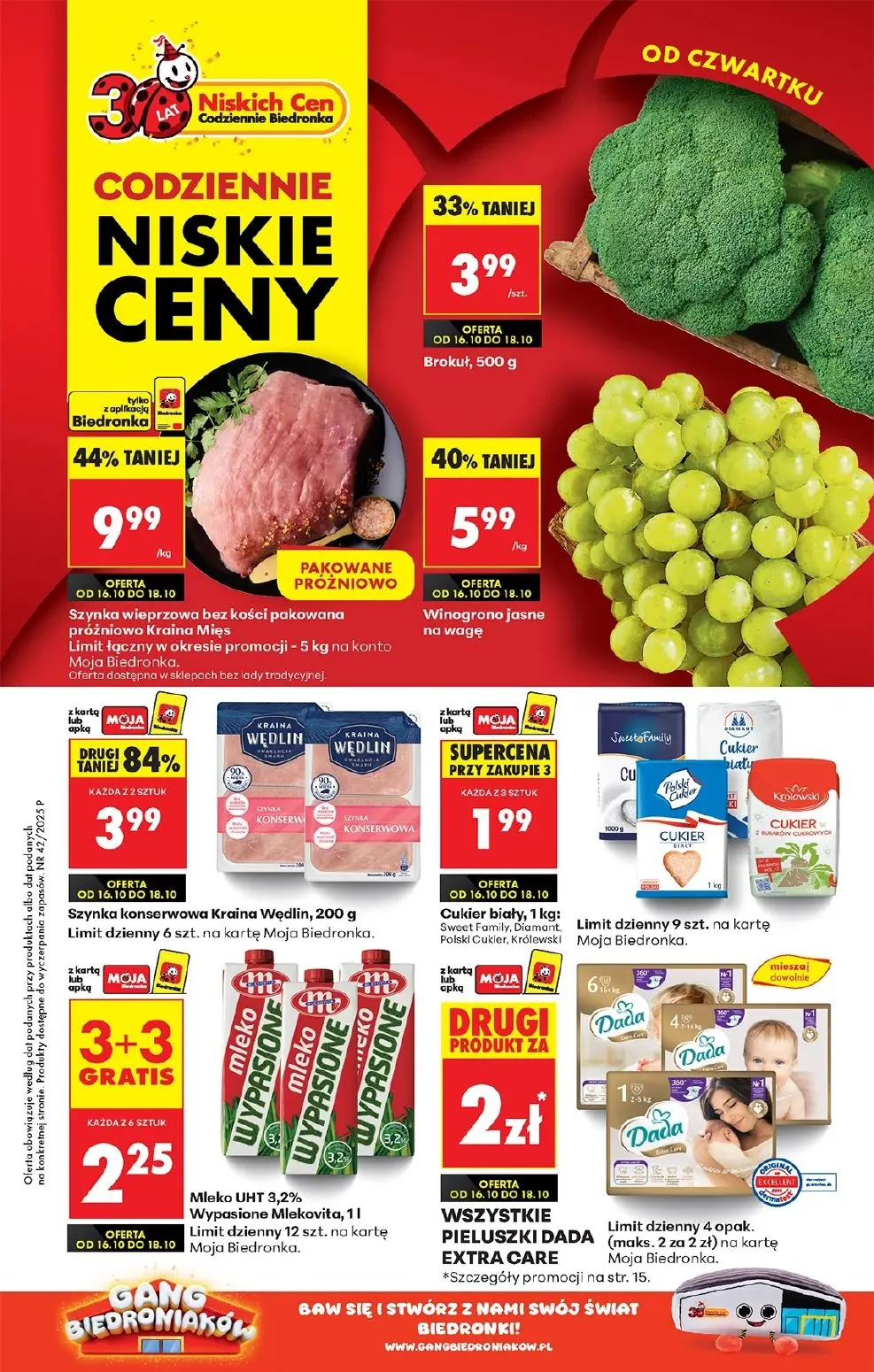 gazetka promocyjna Biedronka Od czwartku - Strona 1