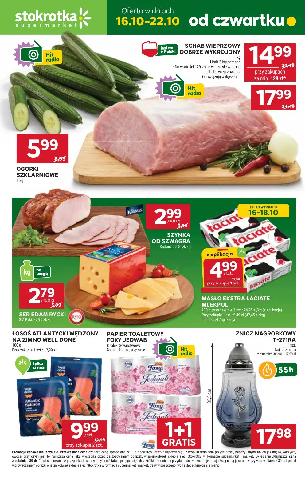 gazetka promocyjna Stokrotka Supermarket Od czwartku - Strona 1