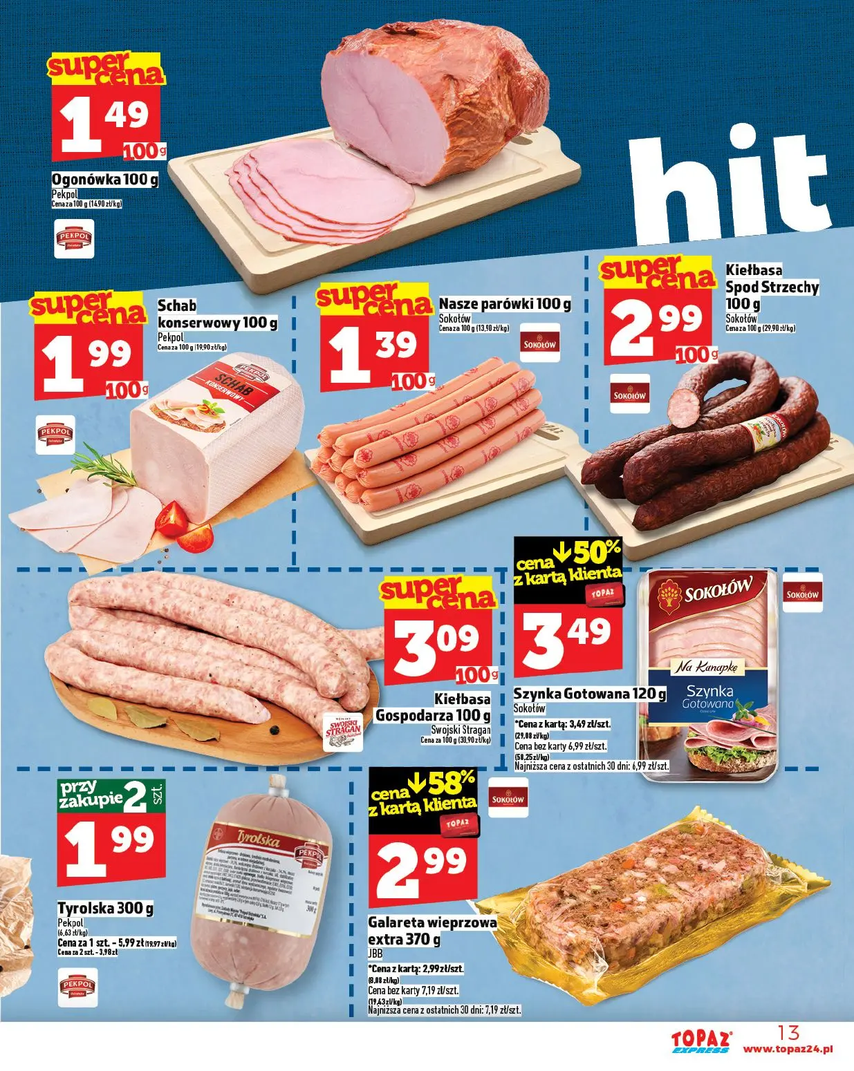 gazetka promocyjna Topaz Express - Strona 13