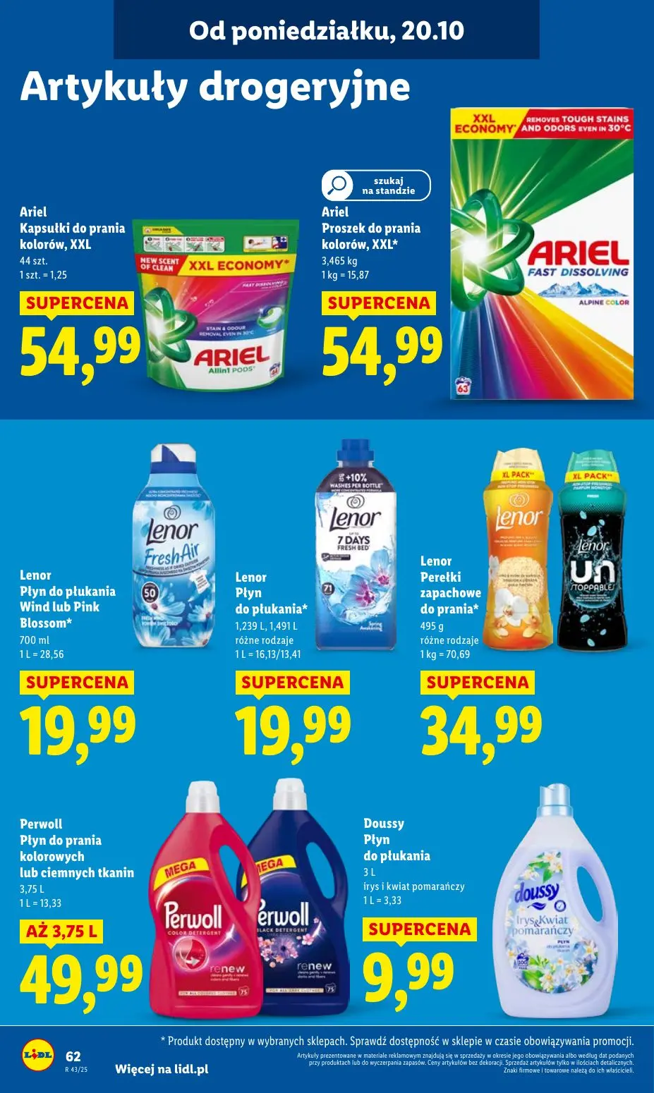 gazetka promocyjna LIDL Od poniedziałku - Strona 62