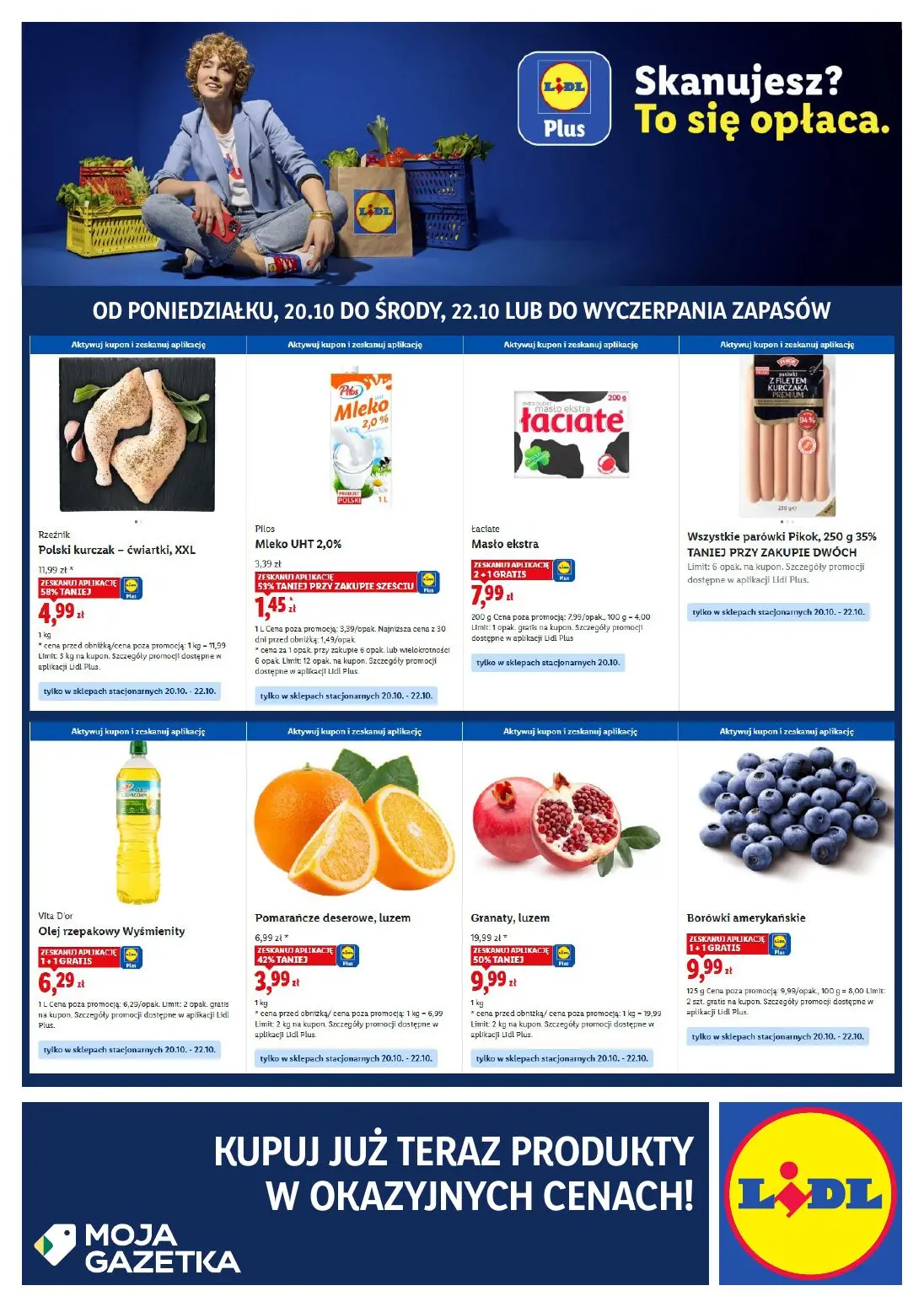 gazetka promocyjna LIDL Lidl plus. Skanujesz - To się opłaca - Strona 1