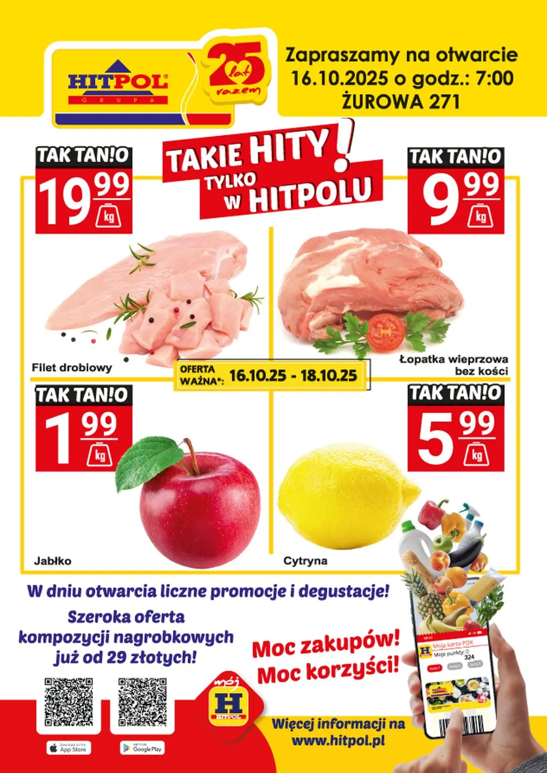 gazetka promocyjna Hitpol Otwarcie nowego Sklepu Hitpol - ŻUROWA 271!  - Strona 1