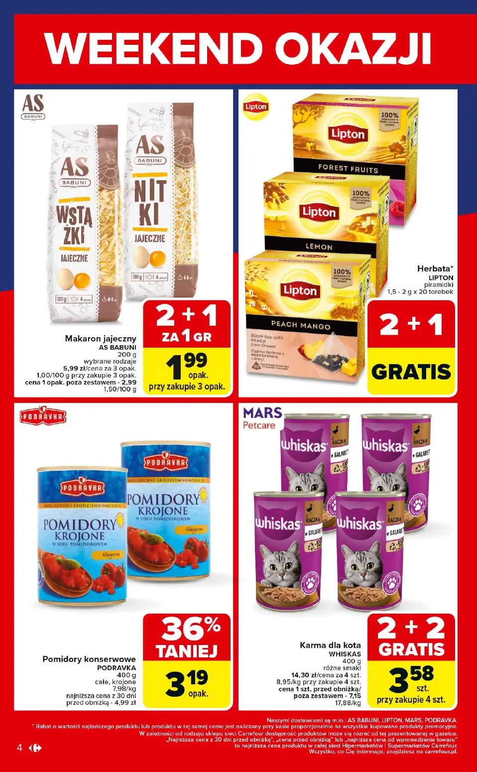 gazetka promocyjna Carrefour Market Weekend już od czwartku - Strona 4