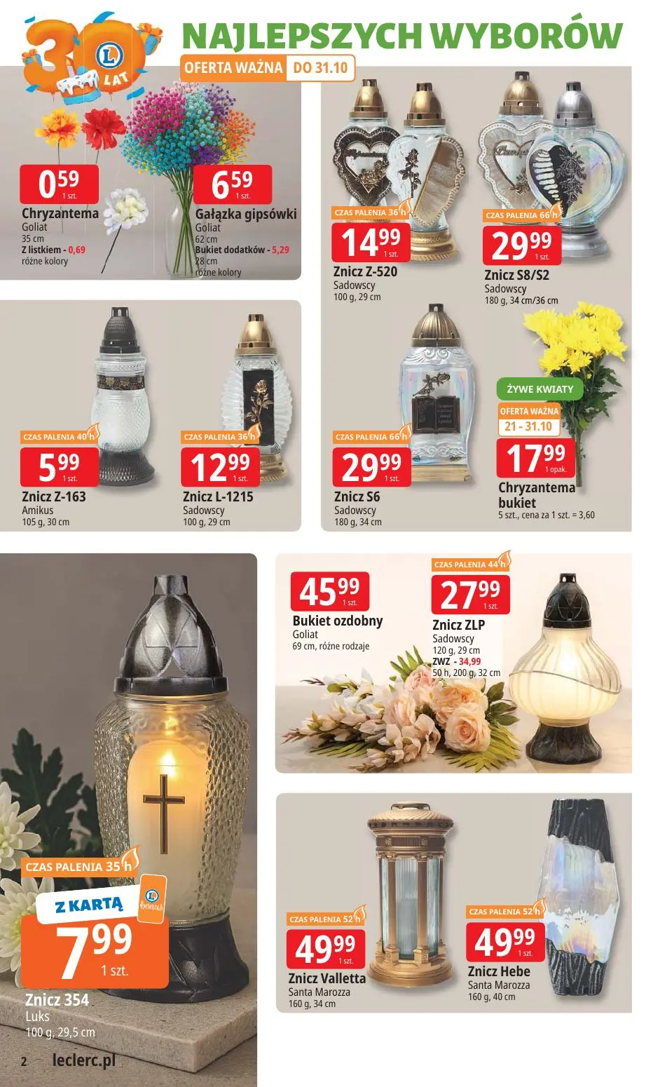 gazetka promocyjna E.Leclerc 30 lat Najlepszych wyborów - oferta rozszerzona - Strona 2