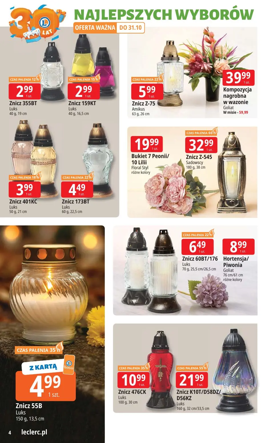 gazetka promocyjna E.Leclerc 30 lat Najlepszych wyborów - oferta rozszerzona - Strona 4