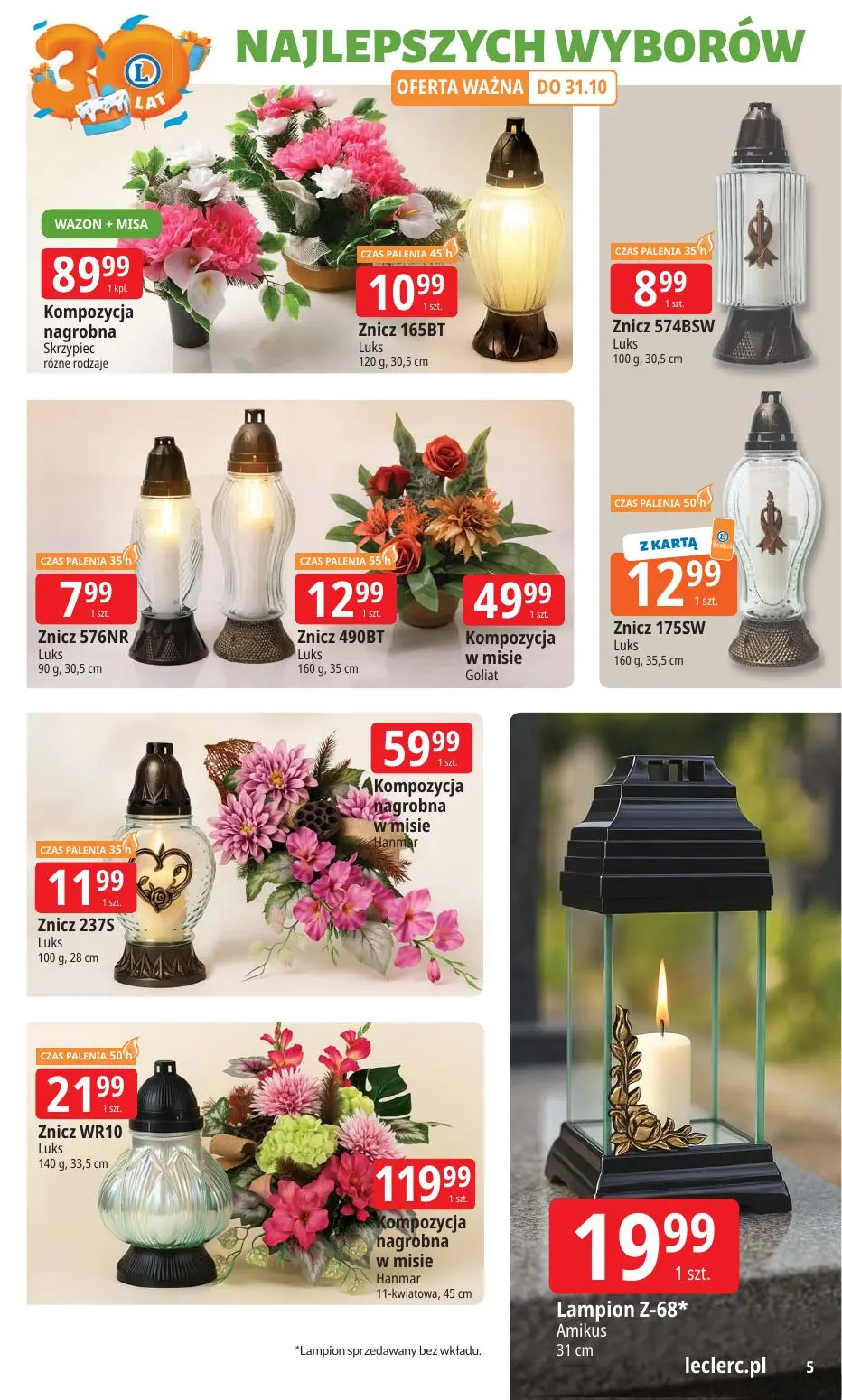 gazetka promocyjna E.Leclerc 30 lat Najlepszych wyborów - oferta rozszerzona - Strona 5