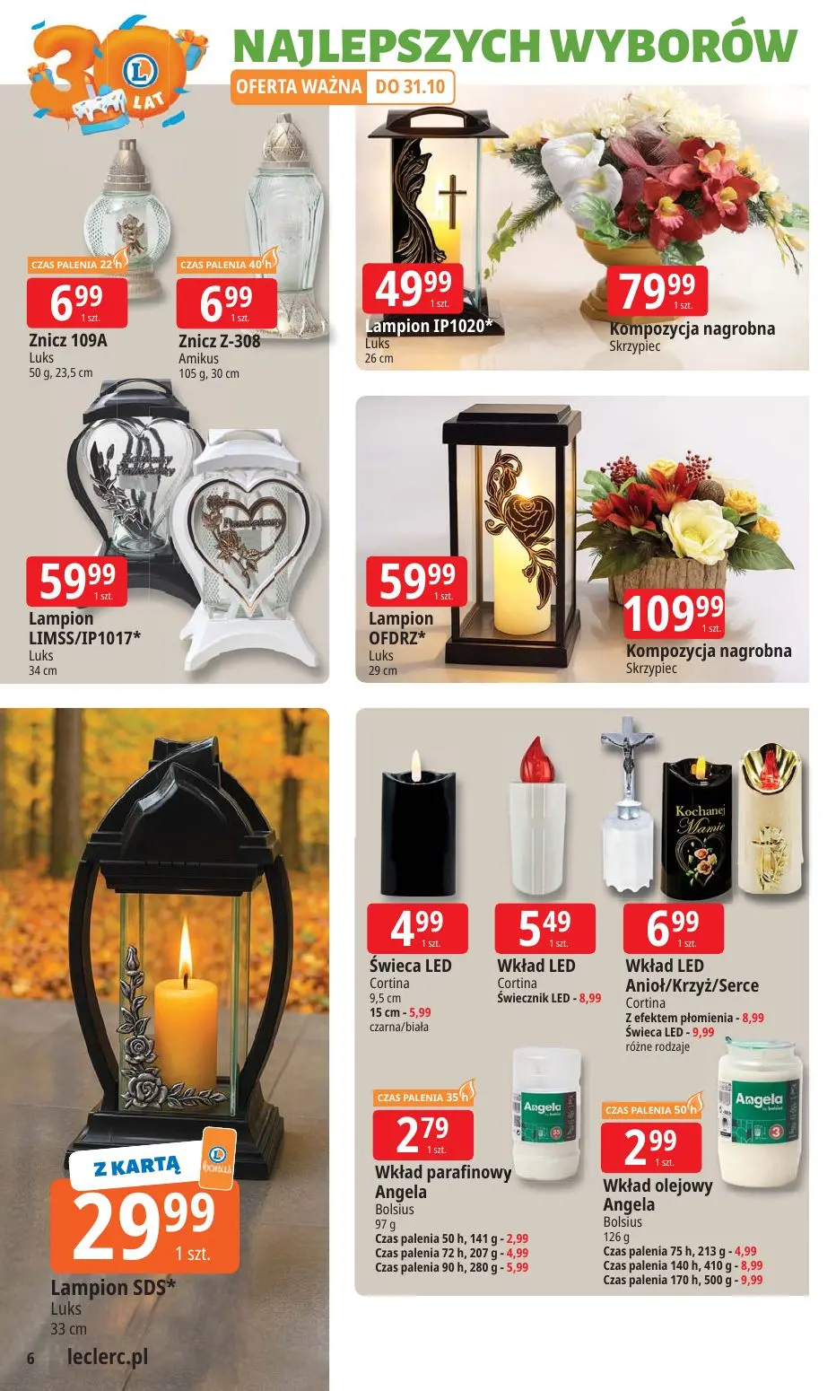 gazetka promocyjna E.Leclerc 30 lat Najlepszych wyborów - oferta rozszerzona - Strona 6